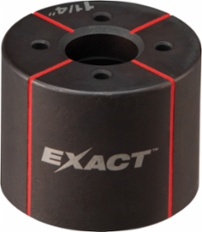 EXACT 1-1/4 Inch Die, Hydraulic Steel for Mild & Stainless Steel