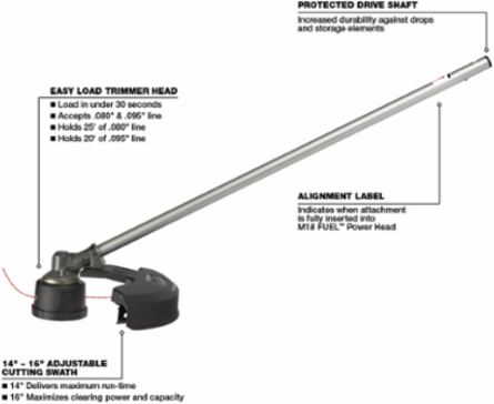 M18 FUEL™ QUIK-LOK™ String Trimmer Attachment-Reconditioned