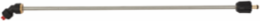 18 Inch Short Sprayer Wand, Stainless Steel, 120 psi, Adjustable Nozzle