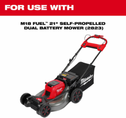 21 Inch Mower Cover for M18 FUEL Self-Propelled Mower, Black
