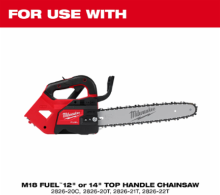 Chainsaw Case for M18 FUEL Top Handle, 14 Inch Bar, Plastic, 9.2 Pounds