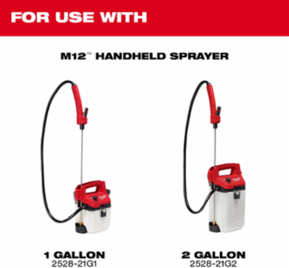 M12 Handheld Sprayer Shoulder Strap, 2.5 Inch Width, Adjustable 48-81 Inch Length