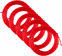 Twisted String Trimmer Line, 0.095 Inch Diameter, 20 ft Length (5 Pack)