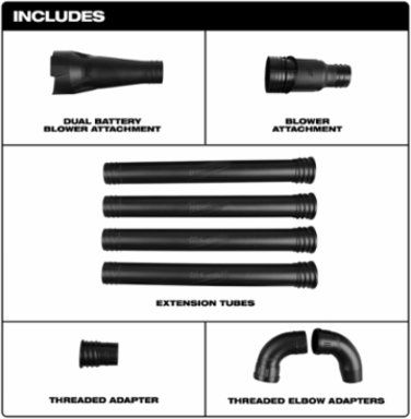 Gutter Blower Attachment with 8ft Extension for M18 FUEL Blowers
