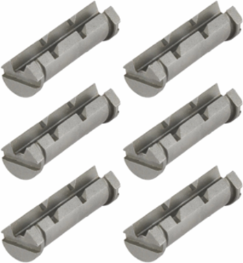 Coated Pipe Threading Jaw Inserts (6-Pack) for MX FUELTM Machine