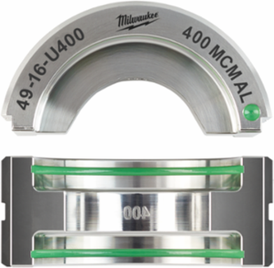 750 MCM Cu/AL Crimping Jaw with U Style Dies, Multi-Purpose Crimping Size