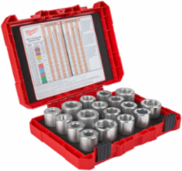 1/0 AWG - 750 MCM Copper Bushing Kit with 17 Quick-Change Bushings
