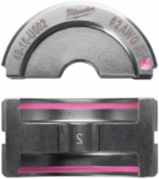 #2 Aluminum U Style Crimping Die, Metal, UL Listed