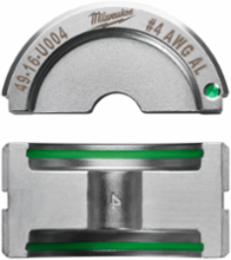 #4 Aluminum U Style Die for M18 Crimper, Metal Material, UL Listed