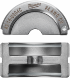 #4 Copper U Style Die for M18 Crimper - Metal, UL Listed
