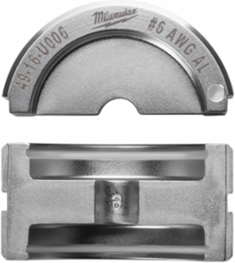 #6 Aluminum U Style Die, Metal, UL Listed, Compatible with 2679-20