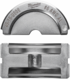#6 Aluminum U Style Die, Metal, UL Listed, Compatible with 2679-20