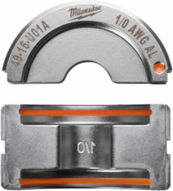 1/0 Aluminum U Style Crimping Die, Stainless Steel, Compatible with 2679-20