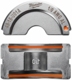 1/0 Aluminum U Style Crimping Die, Stainless Steel, Compatible with 2679-20