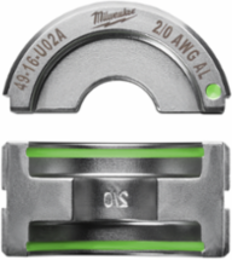 2/0 Aluminum U Style Crimping Die, Stainless Steel, UL Listed