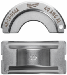 4/0 Aluminum U Style Crimping Die, Stainless Steel, Compatible with 2679-20