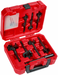 Contractor's Selfeed Bit Kit, 7-Piece, Sizes 1"-2-9/16" High Speed Steel