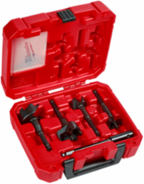 Contractor's Selfeed Bit Kit - 4 Pieces, High Speed Steel, 1-3/8 to 2-9/16 Inch