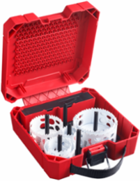 HOLE DOZER™ Large Diameter Hole Saw Kit - 9 Pieces, Carbide Tipped, 1-5/8" Depth