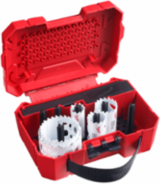 9-Piece HOLE DOZER™ Carbide Teeth Hole Saw Kit, 1-5/8" Cutting Depth