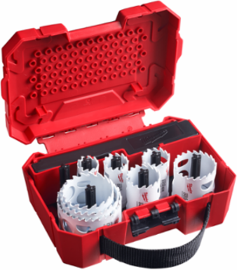 12 PC HOLE DOZERTM Carbide Teeth Hole Saw Kit, 1-5/8" Cutting Depth