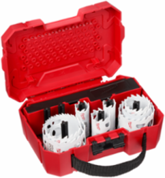 HOLE DOZER™ Plumber's Hole Saw Kit - 12 Pieces, Carbide Tipped, 1-5/8" Cutting Depth