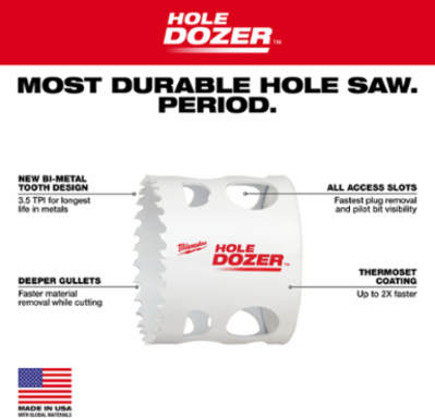 9PC HOLE DOZER™ General-Purpose Hole Saw Kit