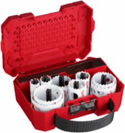 13-Piece HOLE DOZER Bi-Metal Hole Saw Kit with Customizable Case, Various Sizes