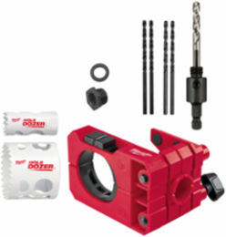 HOLE DOZER™ Door Lock Installation Hole Saw Kit, 2-1/8 Inch & 1 Inch Bit Sizes, 1-5/8 Inch Cutting Depth
