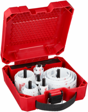 19PC HOLE DOZER™ Electrician Hole Saw Kit, Includes 13 Bi-Metal Hole Saws