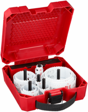 16PC HOLE DOZER™ Bi-Metal Plumber Hole Saw Kit, Includes 1-1/2" to 4-5/8" Sizes