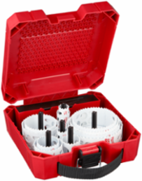16PC HOLE DOZER™ Bi-Metal Plumber Hole Saw Kit, Includes 1-1/2" to 4-5/8" Sizes