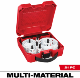 HOLE DOZER™ 21-Piece Bi-Metal Hole Saw Kit, Multiple Sizes, 3/5 TPI