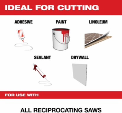 3-Piece Material Removal Blade Set, Includes 1.5 Inch & 3 Inch Scraper Blades