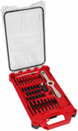 38PC SAE Tap & Die PACKOUT™ Set with Black Oxide Coating, Hex-LOK™ Handle