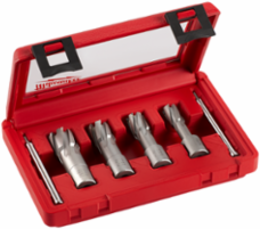4-Piece 1-3/8 Inch Tungsten Carbide Tipped Annular Cutter Kit