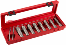 8PC Tungsten Carbide Tipped Annular Cutter Kit, Includes 3/4" & 1-1/16" Sizes