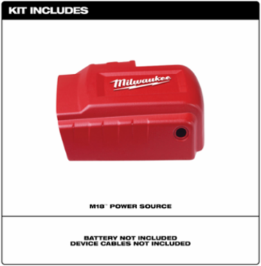 M18™ Power Source with USB Port, 3.0 Inch Height, 4.0 Inch Width, Compatible with M18 Batteries
