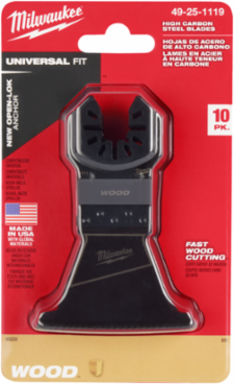 OPEN-LOK™ 2-1/2 Inch HCS Wood Multi-Tool Blades (10 Pack)