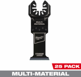 OPEN-LOK™ 1-3/8 Inch Titanium Charged™ Bi-Metal Oscillating Blades (25 Pack)