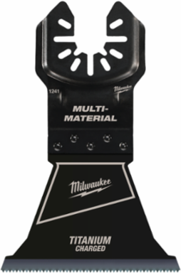 OPEN-LOK™ 2-1/2 Inch Titanium Charged™ Bi-Metal Oscillating Blade, 1-5/8 Inch Max Plunge Depth