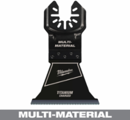OPEN-LOK™ 2-1/2 Inch Titanium Charged™ Bi-Metal Oscillating Blade, 1-5/8 Inch Max Plunge Depth