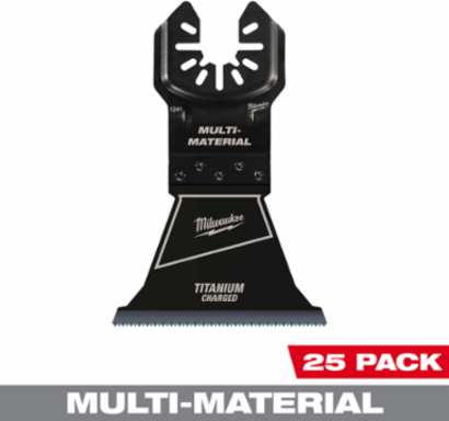 OPEN-LOK™ 2-1/2 Inch Titanium Charged™ Bi-Metal Oscillating Blades 25 PK