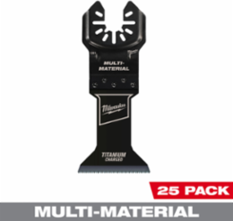 OPEN-LOK™ 1-3/4" Titanium Charged™ Bi-Metal Oscillating Blades (25 Pack)