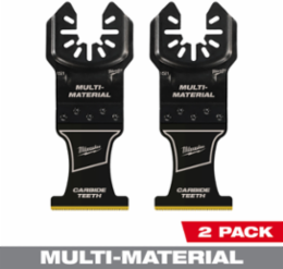 OPEN-LOK™ 1-3/8 Inch Carbide Teeth Oscillating Blades, 2 Pack