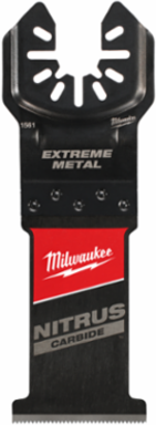 NITRUS Carbide Extreme Metal Multi-Tool Blades Set (5 PK) 1-3/8 Inch Width, 2 Inch Depth