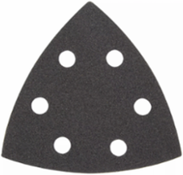3-1/2 Inch Triangle Sandpaper, 120 Grit, 6 Pack