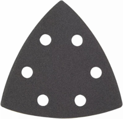 3-1/2 Inch Triangle Sandpaper, 180 Grit, 6 Pack, Hook & Loop