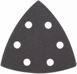 3-1/2 Inch Triangle Sandpaper, 180 Grit, 6 Pack, Hook & Loop