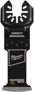 DIAMOND MAX™ Diamond Grit Plunge Grout Removal Universal Fit Oscillating Multi-Tool Blade (1 PK)
